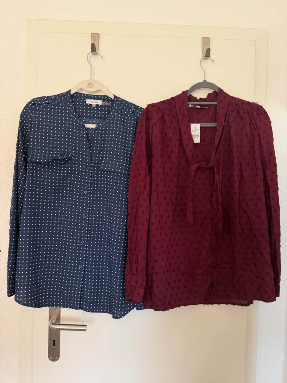 Bundle 2 blouses - Calvin Klein,, LOFT, . (1 NWT)